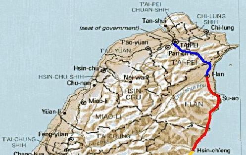 Days 1 and 2 Map