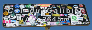 Col du Galibier - sign