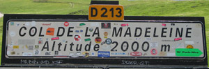 Col de la Madeleine - Tombstone