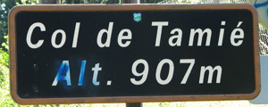 Col de Tamié - Sign