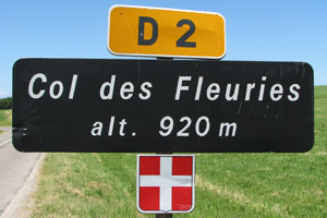 Col des Fleuries - Sign
