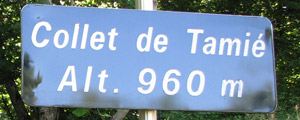 Collet de Tamié - Sign